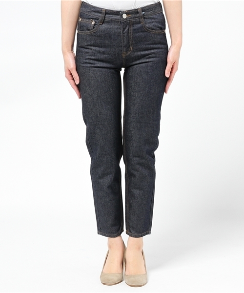 WHO'S WHO gallery（フーズフーギャラリー）の「ノンストレッチデニム（デニムパンツ・レディース・ネイビー・MEDIUM/SMALL）」の2枚目の写真