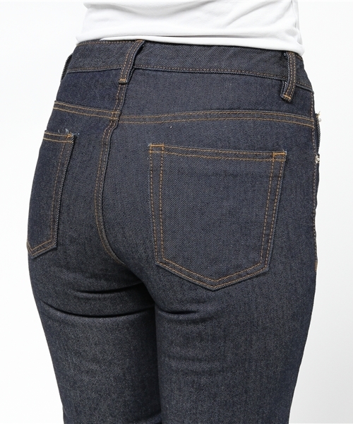 WHO'S WHO gallery（フーズフーギャラリー）の「ノンストレッチデニム（デニムパンツ・レディース・ネイビー・MEDIUM/SMALL）」の6枚目の写真