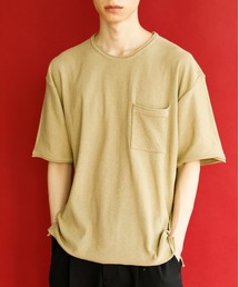 koe（コエ）の「5分袖ビッグニットTEE＊（ニット/セーター・メンズ）」