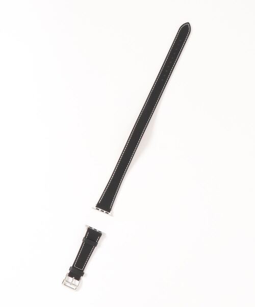 Port(ポート)の「Apple Watch 2重 デザイン ステッチ レザー バンド / アップルウォッチ #(デジタル腕時計・レディース・チャコールグレー/ブラック/ブラック系その他/キャメル・A/B)」の17枚目の写真