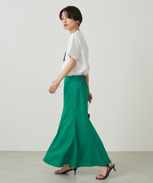LOUNGEDRESS（ラウンジドレス）の「リネンマーメイドスカート