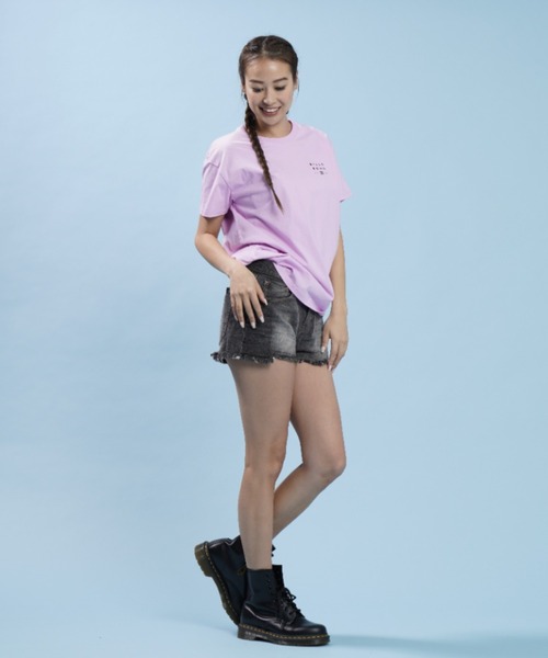 BILLABONG(ビラボン)の「BILLABONG/ビラボン ルーズシルエット バックプリントロゴTシャツ BC013-221(Tシャツ/カットソー・レディース・ブラック/ホワイト/ピンク・L/M)」の14枚目の写真