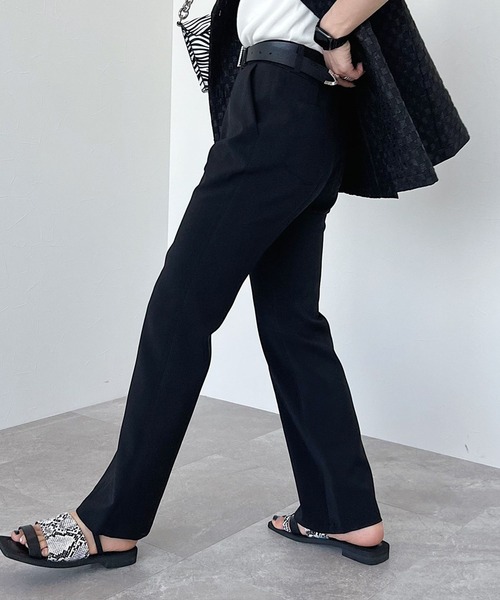 PAGEBOY(ページボーイ)の「CORE / スラッシュフレアスラックス(スラックス・レディース・ブラック/イエロー・SMALL/MEDIUM)」の21枚目の写真