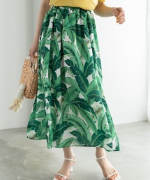 Edit Sheen | ボタニカルリーフフレアスカート(スカート)