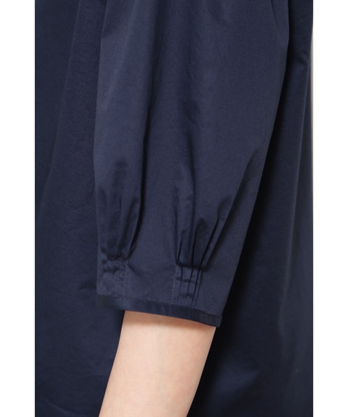 human woman(ヒューマンウーマン)の「◆ピンタックブラウス(シャツ/ブラウス・レディース・ブルー/ネイビー/ホワイト系その他・MEDIUM)」の9枚目の写真