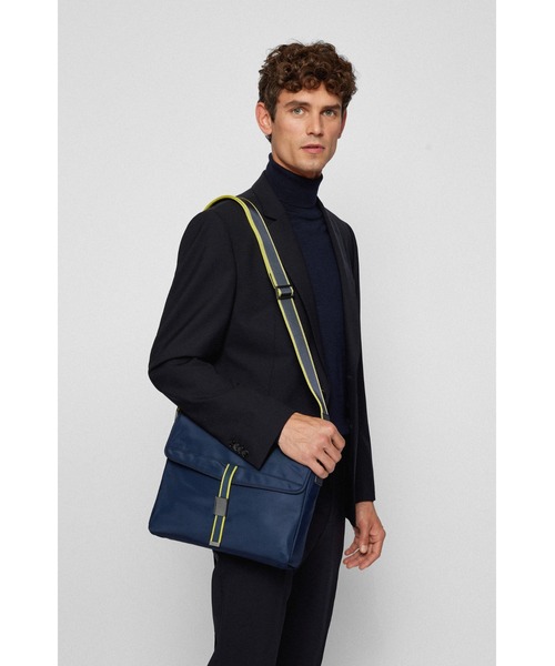 BOSS（ボス）の「BOSSロゴプレート リサイクルファブリック