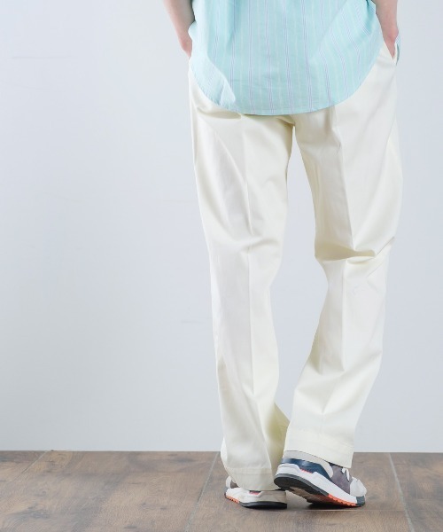 improves(インプローブス)の「ツイル ワイド チノ カラーパンツ(チノパンツ・メンズ・チャコールグレー/レッド/ワイン/ブラック/オレンジ/キナリ/ベージュ/マスタード/ダークグリーン/ブルー・MEDIUM/LARGE)」の13枚目の写真