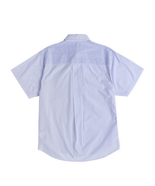 FTW(エフティダブリュー)の「MULTI STRIPE S/S SHIRT(シャツ/ブラウス・メンズ・ブラック/ブルー・MEDIUM/LARGE)」の4枚目の写真