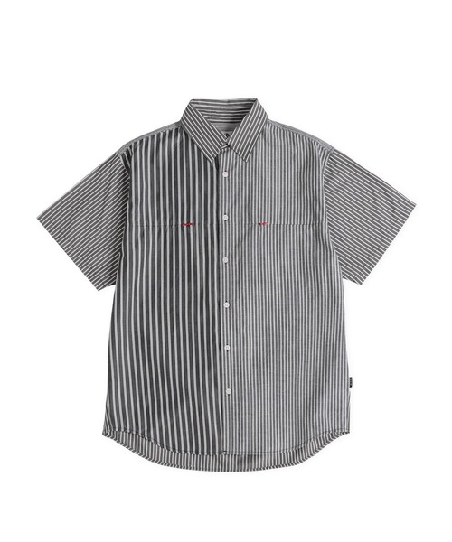 FTW(エフティダブリュー)の「MULTI STRIPE S/S SHIRT(シャツ/ブラウス・メンズ・ブラック/ブルー・MEDIUM/LARGE)」の20枚目の写真