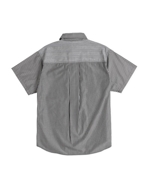 FTW(エフティダブリュー)の「MULTI STRIPE S/S SHIRT(シャツ/ブラウス・メンズ・ブラック/ブルー・MEDIUM/LARGE)」の3枚目の写真