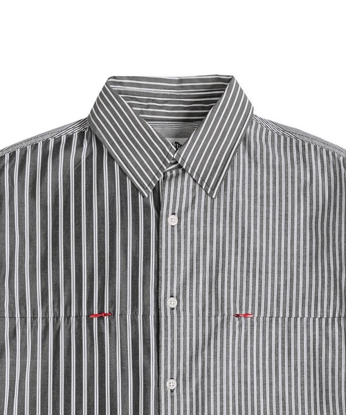 FTW(エフティダブリュー)の「MULTI STRIPE S/S SHIRT(シャツ/ブラウス・メンズ・ブラック/ブルー・MEDIUM/LARGE)」の18枚目の写真