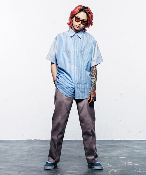FTW(エフティダブリュー)の「MULTI STRIPE S/S SHIRT(シャツ/ブラウス・メンズ・ブラック/ブルー・MEDIUM/LARGE)」の12枚目の写真