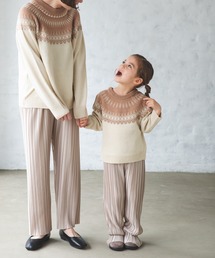 pairmanon | 【かぞくおそろい】フェアアイル柄プルオーバーニット(ニット/セーター)