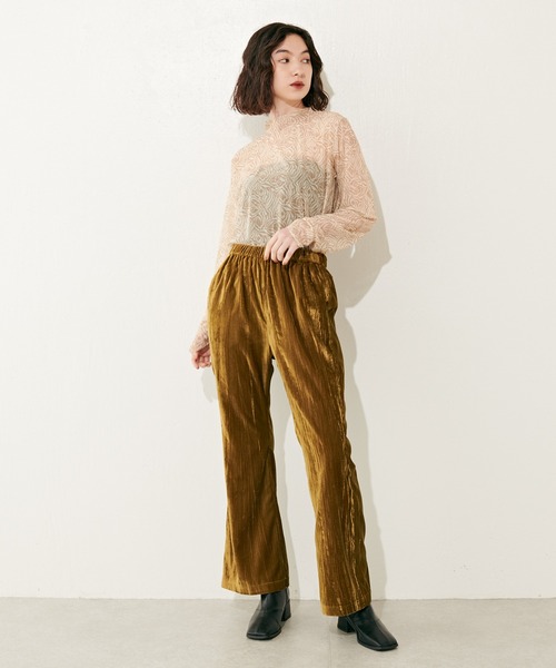 Lui's（ルイス）の「ゼブラプリントシアートップス（Tシャツ/カットソー・レディース・ベージュ/ブラウン・FREE）」の11枚目の写真