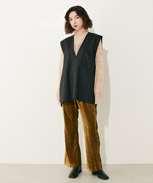 Lui's（ルイス）の「ゼブラプリントシアートップス（Tシャツ/カットソー・レディース・ベージュ/ブラウン・FREE）」の17枚目の写真