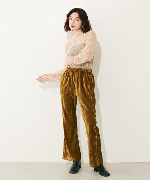 Lui's（ルイス）の「ゼブラプリントシアートップス（Tシャツ/カットソー・レディース・ベージュ/ブラウン・FREE）」の18枚目の写真