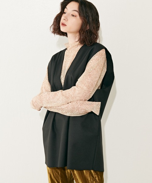 Lui's（ルイス）の「ゼブラプリントシアートップス（Tシャツ/カットソー・レディース・ベージュ/ブラウン・FREE）」の21枚目の写真