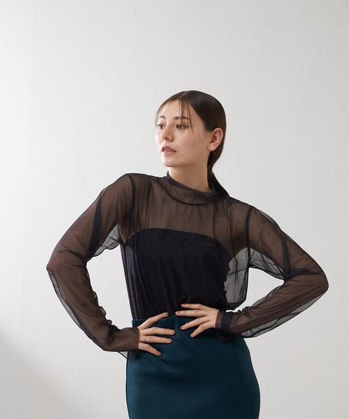 Lui's（ルイス）の「ゼブラプリントシアートップス（Tシャツ/カットソー・レディース・ベージュ/ブラウン・FREE）」の4枚目の写真