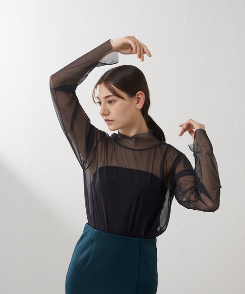 Lui's（ルイス）の「ゼブラプリントシアートップス（Tシャツ/カットソー・レディース・ベージュ/ブラウン・FREE）」の5枚目の写真