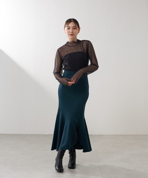 Lui's（ルイス）の「ゼブラプリントシアートップス（Tシャツ/カットソー・レディース・ベージュ/ブラウン・FREE）」の9枚目の写真