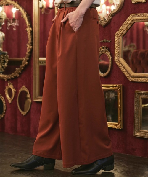 ln fortis(ロンフォルティス)の「ln fortis - クリスプシルエットハカマパンツ(その他パンツ・メンズ・ブラック/グレー/テラコッタ・SMALL/MEDIUM)」の10枚目の写真