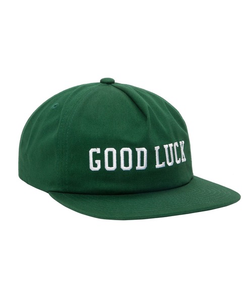 HUF（ハフ）の「GOODLUCK SNAPBACK / HUF キャップ 帽子（キャップ・メンズ・ブラック/グリーン系その他・O/S）」の2枚目の写真