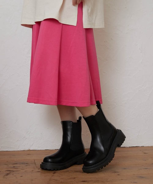 WEGO(ウィゴー)の「WEGO/サイドゴアブーツ(ブーツ・レディース・ブラック・MEDIUM/LARGE)」の6枚目の写真