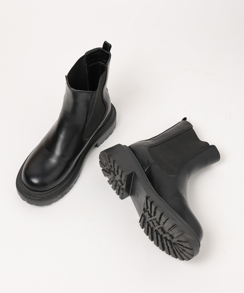 WEGO(ウィゴー)の「WEGO/サイドゴアブーツ(ブーツ・レディース・ブラック・MEDIUM/LARGE)」の10枚目の写真