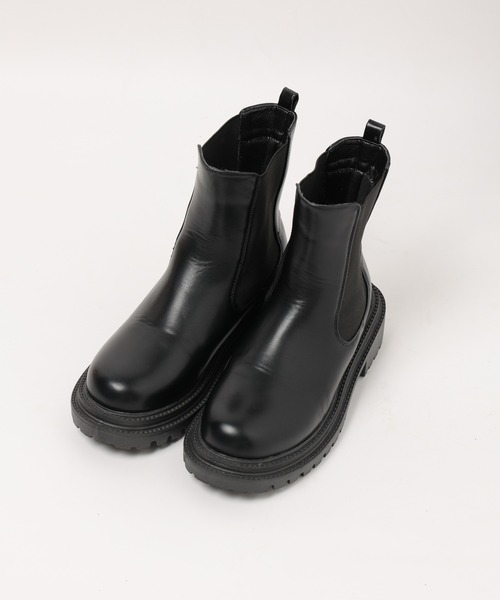 WEGO(ウィゴー)の「WEGO/サイドゴアブーツ(ブーツ・レディース・ブラック・MEDIUM/LARGE)」の9枚目の写真