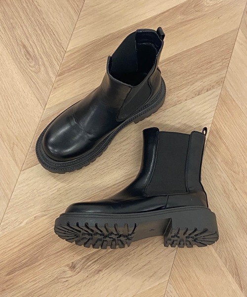 WEGO(ウィゴー)の「WEGO/サイドゴアブーツ(ブーツ・レディース・ブラック・MEDIUM/LARGE)」の8枚目の写真