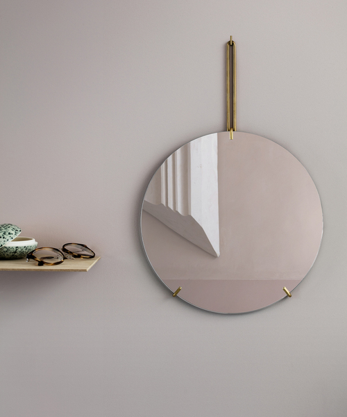 MOEBE/ムーベ】WALL MIRROR 30cm 真鍮 ウォールミラー（ミラー