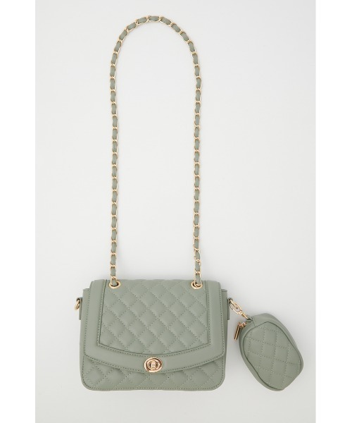 rienda（リエンダ）の「マルチショルダーバッグ（ショルダーバッグ・レディース・ブラック/ライトグリーン/ライトベージュ・FREE）」の7枚目の写真