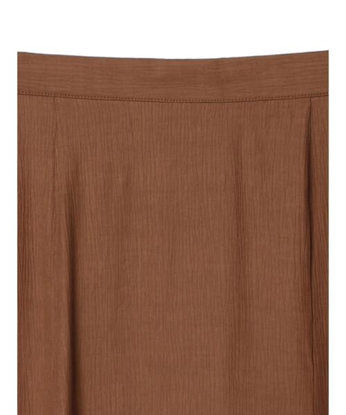 CRAFT STANDARD BOUTIQUE(クラフトスタンダードブティック)の「楊柳イージースカート *(スカート・レディース・ブラック/ブラウン・M/L)」の13枚目の写真