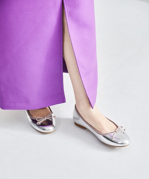 ORiental TRaffic(オリエンタルトラフィック)の「フラット バレエシューズ R-4006(バレエシューズ・レディース・レッド/グレー/ブラック系その他2/シルバー/ベージュ・35/34/41/39/37/36/42/40/38/43/33)」の13枚目の写真