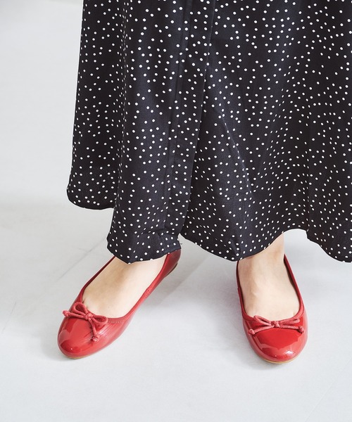 ORiental TRaffic(オリエンタルトラフィック)の「フラット バレエシューズ R-4006(バレエシューズ・レディース・レッド/グレー/ブラック系その他2/シルバー/ベージュ・35/34/41/39/37/36/42/40/38/43/33)」の8枚目の写真