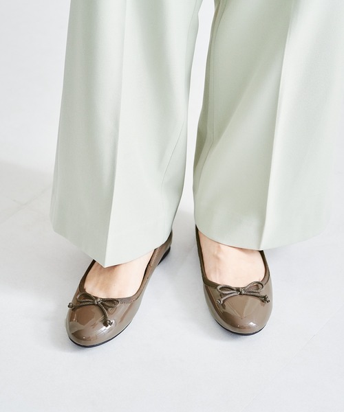 【新品同様】　unReef relaxie バレエシューズ　シルバー　24.5 バレエシューズ/R-4006[品番：ORTS0003899]｜ORiental TRaffic