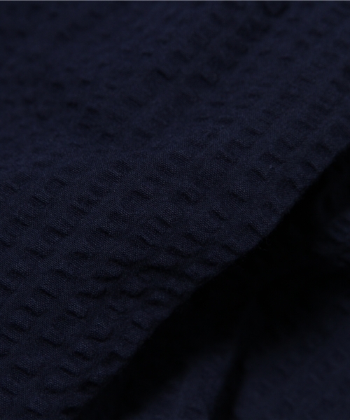 SENSE OF PLACE by URBAN RESEARCH（センスオブプレイスバイアーバンリサーチ）の「シアサッカーワイドショーツ（その他パンツ・メンズ・ライトカーキ/ネイビー・L/M）」の12枚目の写真