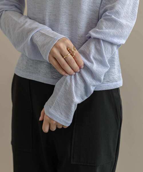 SMELLY（スメリー）の「2セットリング（リング・レディース・ゴールド・-）」の5枚目の写真