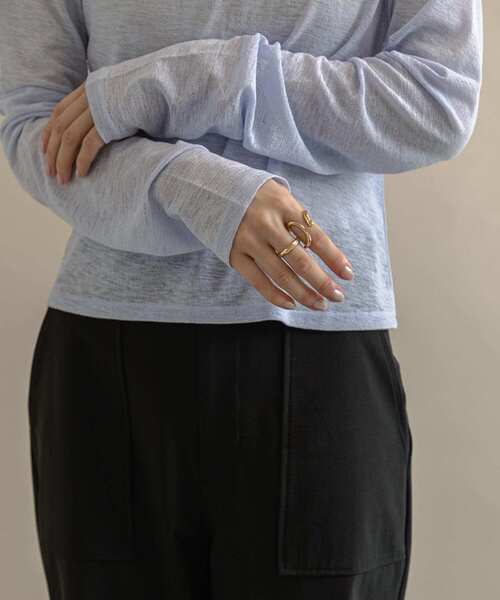 SMELLY（スメリー）の「2セットリング（リング・レディース・ゴールド・-）」の3枚目の写真