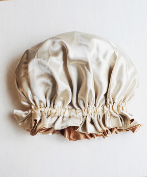 Port（ポート）の「ギャザー ナイトキャップ / ヘアボンネット_（その他ルームウェア・レディース・レッド/ブラック/ブラウン/アイボリー/ベージュ/ブラウン系その他・FREE）」の2枚目の写真