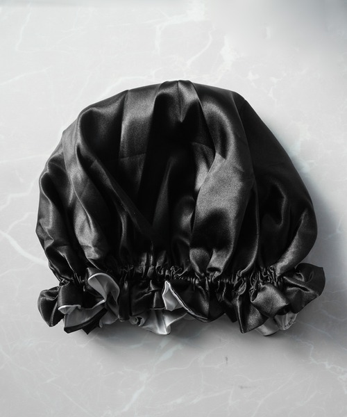 Port（ポート）の「ギャザー ナイトキャップ / ヘアボンネット_（その他ルームウェア・レディース・レッド/ブラック/ブラウン/アイボリー/ベージュ/ブラウン系その他・FREE）」の3枚目の写真