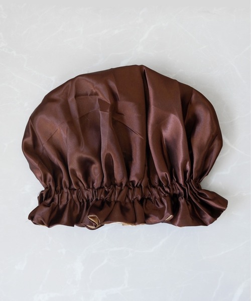 Port（ポート）の「ギャザー ナイトキャップ / ヘアボンネット_（その他ルームウェア・レディース・レッド/ブラック/ブラウン/アイボリー/ベージュ/ブラウン系その他・FREE）」の11枚目の写真