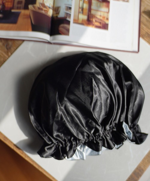 Port（ポート）の「ギャザー ナイトキャップ / ヘアボンネット_（その他ルームウェア・レディース・レッド/ブラック/ブラウン/アイボリー/ベージュ/ブラウン系その他・FREE）」の16枚目の写真