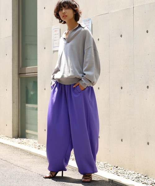 LOCALINA(ロカリナ)の「LOCALINA/ロカリナ Knit Skipper Vネックプルオーバーニット(ニット/セーター・メンズ・ブラック/グレー・FREE)」の17枚目の写真