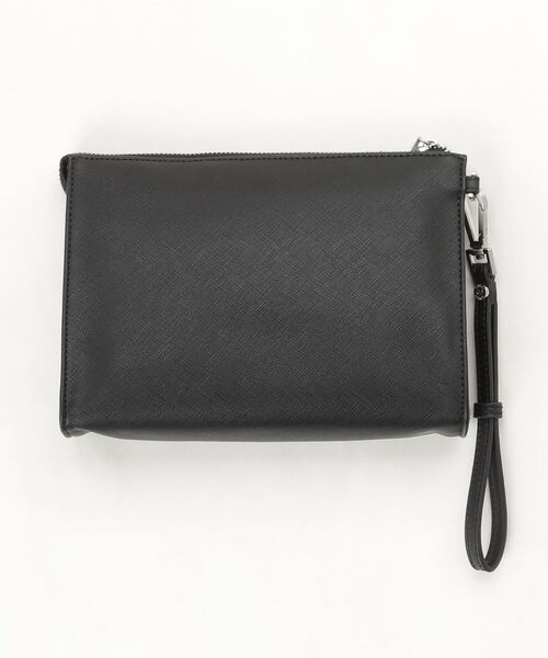 Guess(ゲス)の「CERTOSA SAFFIANO Vanity Case(クラッチバッグ・メンズ・ブラック・ONE SIZE)」の6枚目の写真