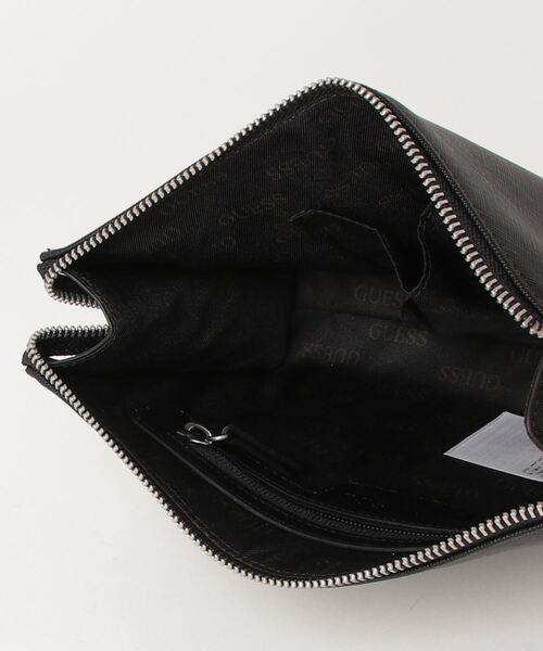 Guess(ゲス)の「CERTOSA SAFFIANO Vanity Case(クラッチバッグ・メンズ・ブラック・ONE SIZE)」の14枚目の写真