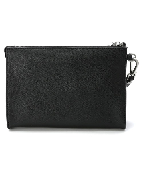 Guess(ゲス)の「CERTOSA SAFFIANO Vanity Case(クラッチバッグ・メンズ・ブラック・ONE SIZE)」の3枚目の写真
