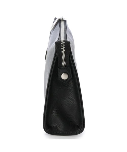Guess(ゲス)の「CERTOSA SAFFIANO Vanity Case(クラッチバッグ・メンズ・ブラック・ONE SIZE)」の9枚目の写真