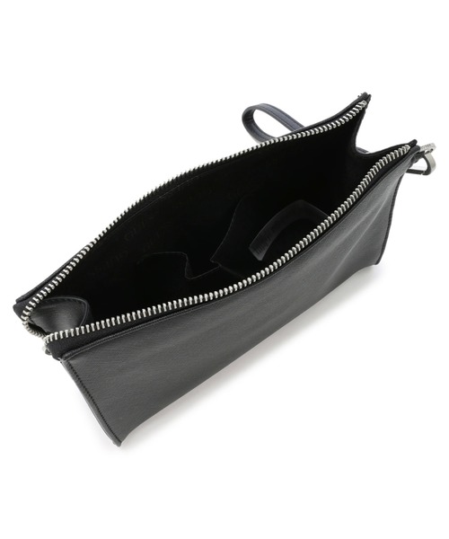 Guess(ゲス)の「CERTOSA SAFFIANO Vanity Case(クラッチバッグ・メンズ・ブラック・ONE SIZE)」の7枚目の写真