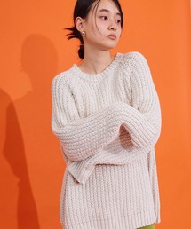 AMERICAN HOLIC | ざっくりラグランニットプルオーバー(ニット/セーター)